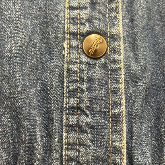 Vintage 80s Dreams Denim Jumpsuit EUC Petite (Small) - Picture 6 of 8